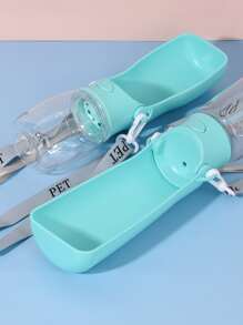 1pc Portable Pet Travel Water Bottle - Mint Blue - View 8