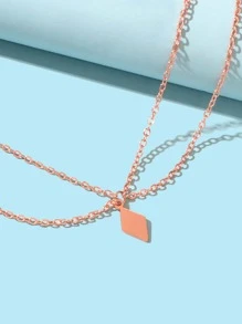 Vòng chân xếp lớp trang trí hình học - Hoa hồng vàng - Xem 4