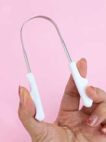 1 pieza Limpiador para lengua - Blanco - Ver 3