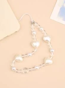 Dây buộc điện thoại 1 mảnh hình trái tim - Nhiều màu - Xem 1