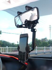 Minimalist Car Phone Holder - Black - View 1