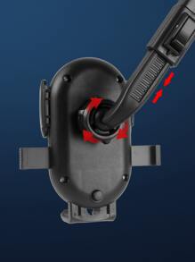 Minimalist Car Phone Holder - Black - View 2