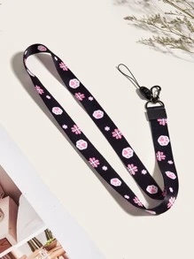 1入組貓爪印花手機掛繩 - 彩色 - 查看 1