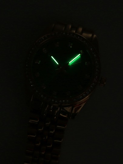 1pc Rhinestone Quartz Horloge view 6