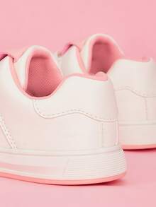 Girls Two Tone Lace-up Front Skate Shoes - Multicolor - View 5