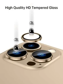 3 片鷹眼手機鏡頭膜相容於 iPhone 15/15Pro/15Plus/15Promax - 卡其色 - 查看 3