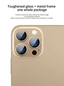 3 片鷹眼手機鏡頭膜相容於 iPhone 15/15Pro/15Plus/15Promax - 卡其色 - 查看 6