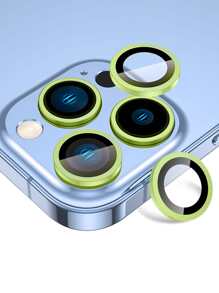 3 miếng bảo vệ ống kính điện thoại cường lực - màu xanh lá - Xem 1