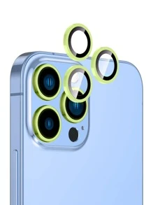 3 miếng bảo vệ ống kính điện thoại cường lực - màu xanh lá - Xem 2