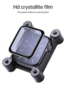 1件套屏幕保護膜和輔助工具適用於Apple Watch - 黑色 - 查看 6