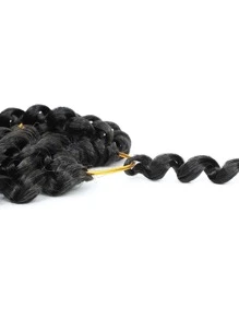 Natural Crochet Synthetic Hair Extension - Black - View 4