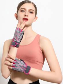 Sports Anti-slip Gloves - Hot Pink - View 3