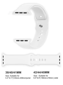 夜光运动硅胶表带适用于 40mm 38mm 41mm 44mm 45mm 46mm 42mm 49mm 女士男士，绿色柔软腕带防水替换运动表带适用于 Series Ultra 11 10 9 8 7 6 5 4 3 2 1 SE，可作为返校学生的礼物 - 青檸色 - 查看 5