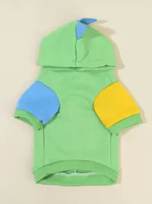 PETSIN Dinosaur Design Pet Hoodie - Multicolor - View 8