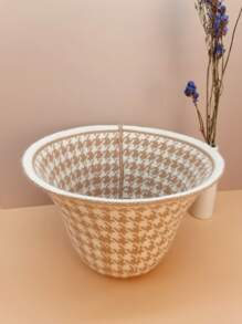 Houndstooth Pattern Bucket Hat - Multicolor - View 4