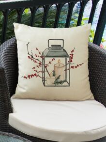 1pc Hoa & Nến in Đệm không có chất làm đầy - Nhiều màu - Xem 6