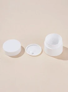 PP Frosted Double Cream Box Bottle, Plastic Facial Sheet Emulsion Bottle Packaging Box, Cream Jar, Travel Packaging - White - View 3