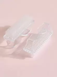 klimonla 2支装美甲清洁刷，用于清洁指甲