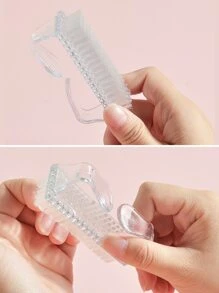 klimonla 2支装美甲清洁刷，用于清洁指甲