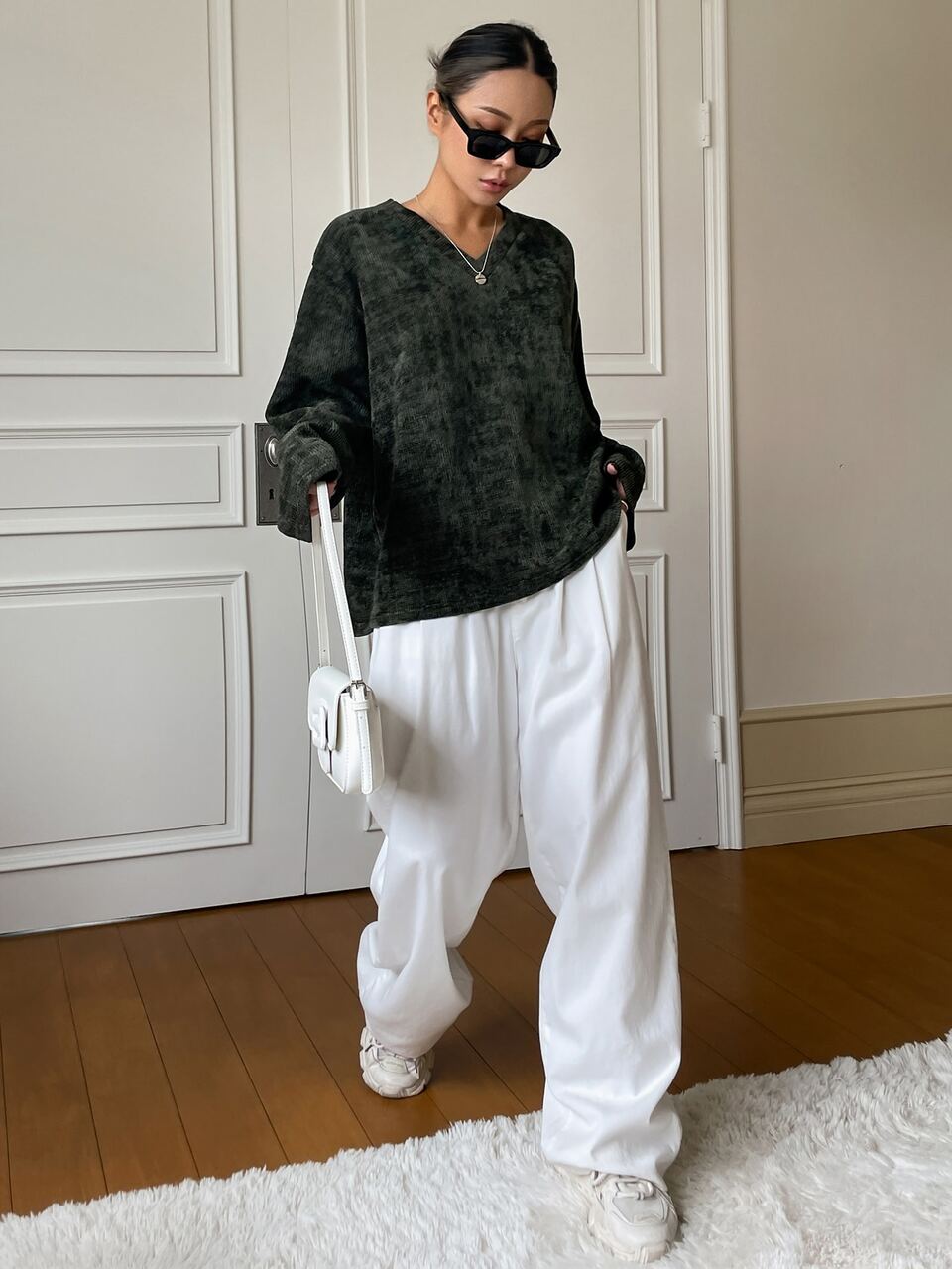 Solid Drop Shoulder Tee