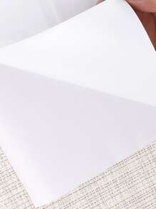 1卷DIY白板贴纸，学校用品，返校 - 白色 - 查看 4