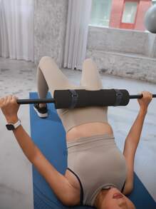 1pc Barbell Pad Cover - Black - View 5