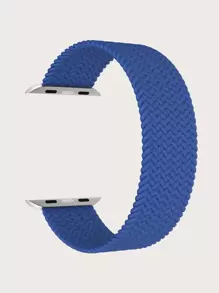 1pc Unisex Rainbow Color Soft Stretchy Breathable Nylon Woven Single Loop Apple Watch Band Compatible With Apple Watch Ultra Series Se/9/8/7/6/5/4/3/2/1 Apple Watch Band Compatible With 38mm, 40mm, 41mm, 42mm, 44mm, 45mm ,49mm Apple Watch Strap