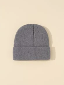 1入組嬰兒素色帽 - 淺灰色 - 查看 1