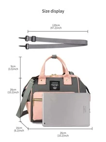 LEQUEEN Túi đựng tã xách tay 1pc - Nhiều màu - Xem 4