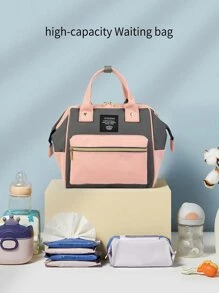 LEQUEEN Túi đựng tã xách tay 1pc - Nhiều màu - Xem 8