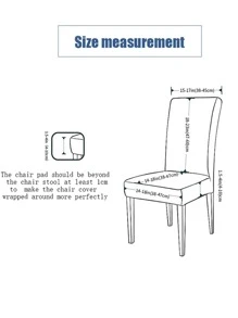 1 Tấm Bọc Ghế Họa Tiết Hoa, Tấm Bọc Ghế Polyester Hiện Đại Cho Gia Đình - Nhiều màu - Xem 3