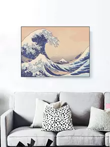 Mô hình sóng Tự làm bức tranh kim cương không có khung - Nhiều màu - Xem 5