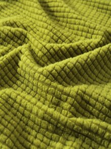 1 pieza Funda de sofá unicolor elástico - Verde Oliva - Ver 4