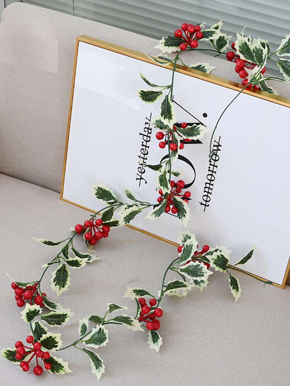 1pc Christmas Artificial Vine Home Decor Christmas Decorations Room Decor