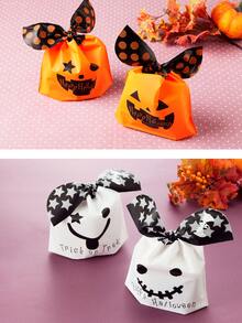 10pcs Halloween Pattern Random Gift Bag - Multicolor - View 3