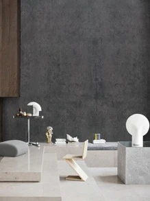 1m/3m Thick Concrete & Cement Texture Self-Adhesive Wallpaper For Home Decoration, Cabinet, Table, Chair, Room Background Renovation,Renovation Stickers Peel Wall Panels,Wall Paper, Wallpapers,Spring Decoration Items Refresh Your Home,Rama Decoration Stickers