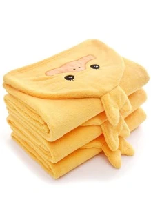 1入組鴨子設計兒童浴巾