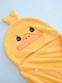 1入組鴨子設計兒童浴巾