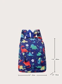 Mochila Para Niños Con Gráficos De Dinosaurios Y Gran Capacidad