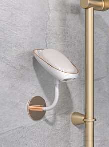 1pc Rotatable Random Color Soap Dish, Wall Mounted Rotatable Soap Holder For Bathroom - Multicolor - View 4