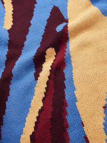 SHEIN EZwear Ladies áo len váy Lộ Lưng Đồ họa Gợi cảm - Nhiều màu - Xem 3