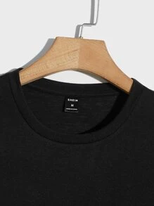 GENTILAND Men Plants Print Tee - Black - View 4