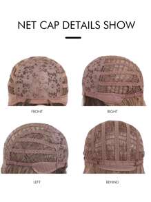 Tóc giả tổng hợp dài xoăn - Nhiều màu - Xem 8