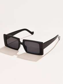 1pc Women's Classic Square Frame Sunglasses For Summer Beach Vacation,Outdoor,Travel