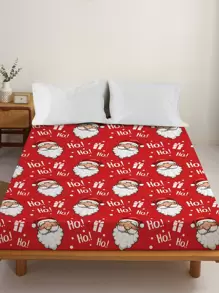 Sábana bajera con patrón de Navidad - Multicolor - Ver 1
