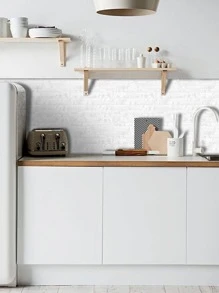 5 pezzi adesivo da cucina con motivo marmo - Bianco - Visualizzare 1