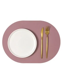 1 pieza Mantelito individual oval doble faz - Multicolor - Ver 3