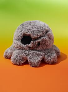 nicovaer 1 件可翻转海盗章鱼万圣节南瓜毛绒玩具带声音，猫爱好者和猫妈妈喜爱/狗爱好者和狗妈妈喜爱吱吱作响的咀嚼玩具 - 彩色 - 查看 7