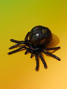 1pc Spider Design Cat Lover And Cat Mom Love Teaser Toy - Black - View 1