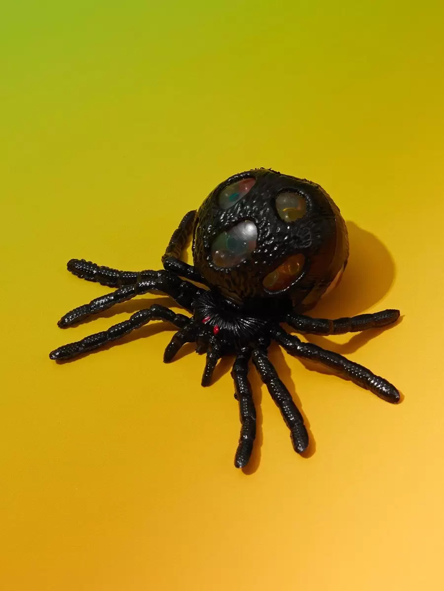 1pc Spider Design Cat Lover And Cat Mom Love Teaser Toy - Black - View 1